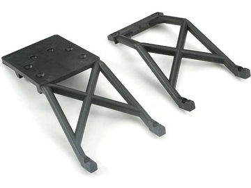 Traxxas Skid plates, front & rear (black) / TRA3623