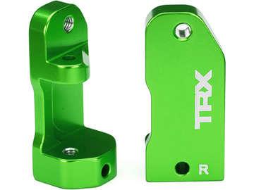Traxxas závěs těhlice 30° hliníkový zelený (L+P) / TRA3632G