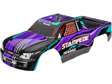 Traxxas Body, Stampede, purple (painted, decals applied) / TRA3651P