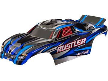 Traxxas Body, Rustler, blue (for clipless mounting) / TRA3721-BLUE