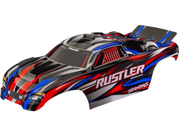 Traxxas Body, Rustler, red (for clipless mounting) / TRA3721-RED