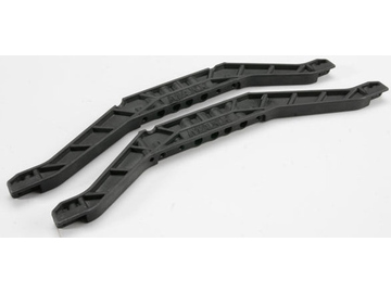 Traxxas Chassis braces, lower (black) (for long wheelbase chassis) (2) / TRA4963