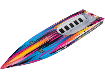 Traxxas Hull, Spartan, pink graphics (fully assembled) / TRA5735P