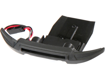 Traxxas Bumper, front (with LED lights) (replacement for #6736) / TRA6797