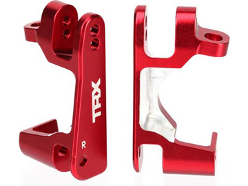 Traxxas Caster blocks (c-hubs), 6061-T6 aluminum (red-anodized), left & right / TRA6832R