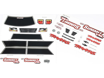 Traxxas samolepky: Summit 1:16 VXL / TRA7213