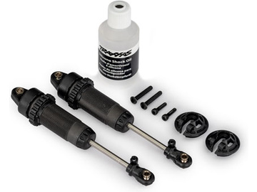 Traxxas Shocks, GTR xx-long (gray) (assembled) (2) (without springs) / TRA7462-GRAY