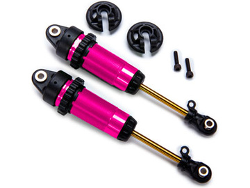 Traxxas Shocks, GTR xx-long pink-anodized, PTFE-coated bodies with TiN shafts (2) / TRA7462-PINK
