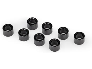 Traxxas Spacer, shock cap, aluminum (black-anodized) (8) / TRA7888