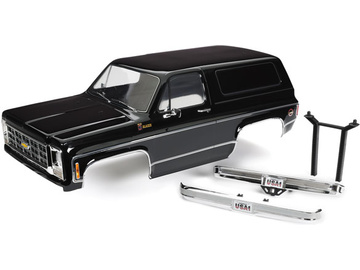 Traxxas Body, Chevrolet Blazer 1979, complete (black) (requires #8072X) / TRA8126-BLK