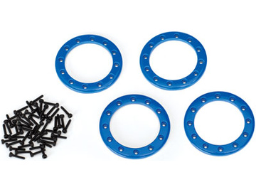Traxxas hliníkový Beadlock kroužek 1.9" modrý (4) / TRA8169X