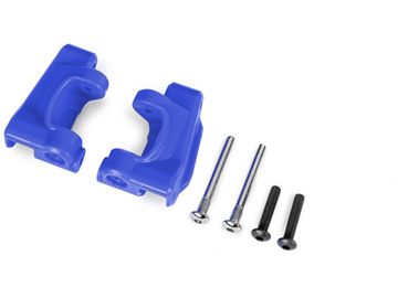 Traxxas Caster blocks (c-hubs), extreme heavy duty, blue (for use with #9182) / TRA9135-BLUE