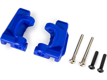 Traxxas Caster blocks (c-hubs), extreme heavy duty, blue (for use with #9180 and 9181) / TRA9136-BLUE