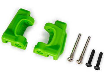 Traxxas Caster blocks (c-hubs), extreme heavy duty, green (for use with #9180 and 9181) / TRA9136-GRN