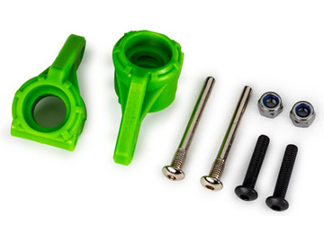 Traxxas Steering blocks, extreme heavy duty, green (left & right) (for use with #9180, 9181, 9182) / TRA9137-GRN