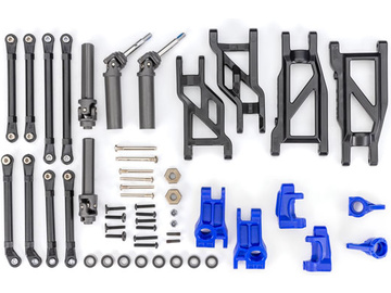 Traxxas Suspension Upgrade Kit, extreme heavy duty, blue (fits Rustler 2WD or Stampede 2WD) / TRA9180-BLUE