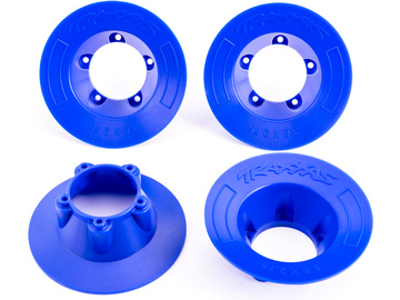 Wheel covers, blue (4) (fits #9572 wheels) / TRA9569X