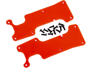 Traxxas Suspension arm covers, red, rear (left and right) / TRA9634R