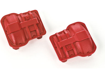 Traxxas Axle cover, front or rear (red) (2) / TRA9738-RED