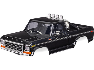 Traxxas Body, Ford F-150 Truck (1979), complete, black / TRA9812-BLK