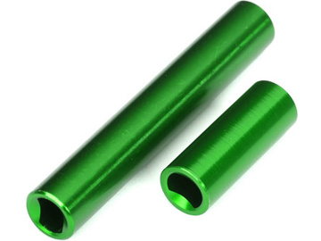 Traxxas Driveshafts, center, female, aluminum (green-anodized) / TRA9852-GRN
