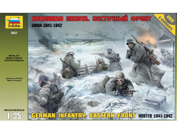 Zvezda figurky - německá pěchota zima 1941/42 (1:35) / ZV-3627
