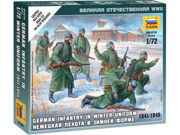 Zvezda figurky - německá pěchota (zimní uniforma) (1:72) / ZV-6198
