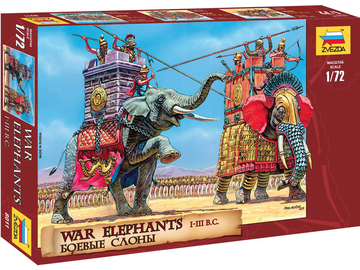 Zvezda figurky War Elephants III-II B. C. (1:72) / ZV-8011