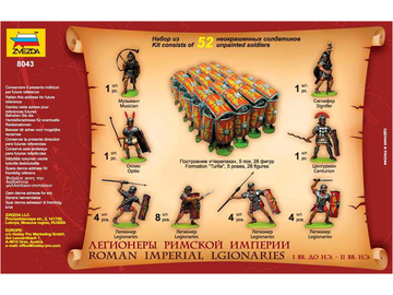 Zvezda figurky Roman Imperial Infantry I BC - II AD (1:72) / ZV-8043