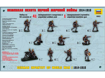 Zvezda figurky Německá pěchota (1:72) / ZV-8083