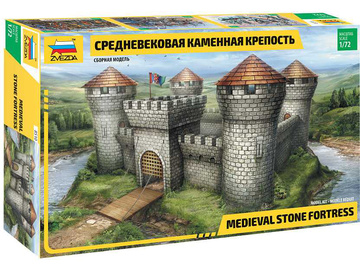 Zvezda diorama - středověká kamenná pevnost (RR) (1:72) / ZV-8510