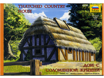 Zvezda Snap Kit - Thatched Country House (1:72) / ZV-8532