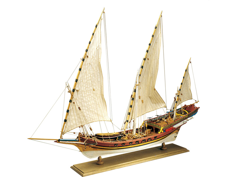 AMATI Sciabecco pirátska loď 1753 1:60 kit KR-25027