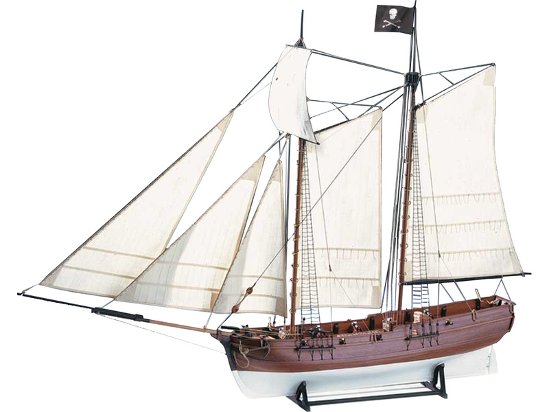 AMATI Adventure pirátska loď 1760 1:60 kit KR-25041