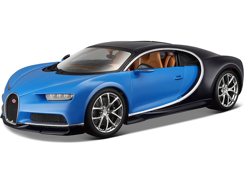 Bburago Plus Bugatti Chiron 1:18 modrá BB18-11040B