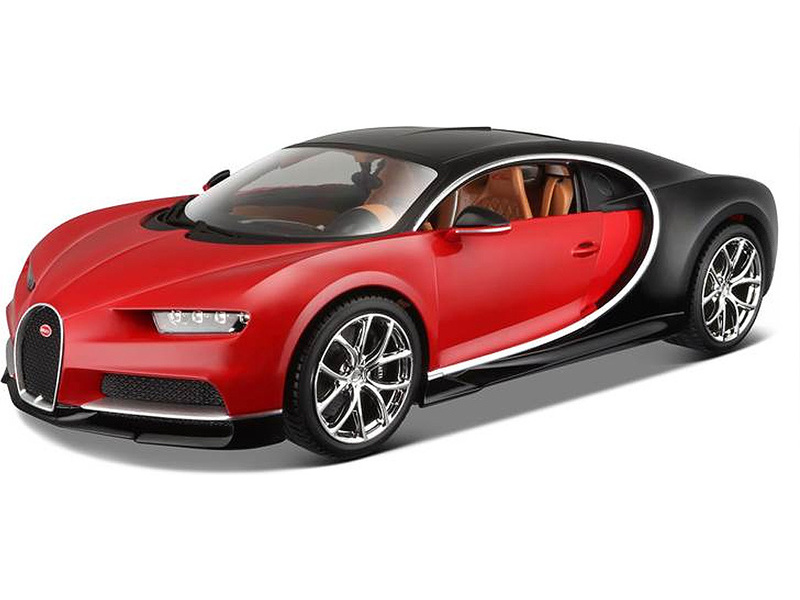 Bburago Plus Bugatti Chiron 1:18 červená BB18-11040R