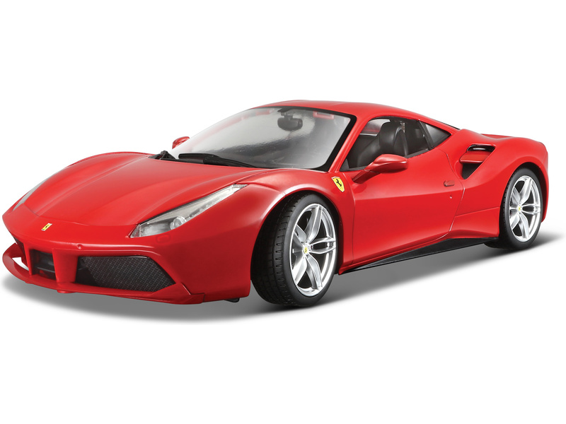 Bburago Ferrari 488 GTB 1:18 červená BB18-16008R