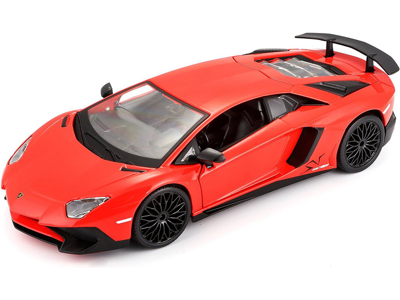 Bburago Lamborghini Aventador LP 750-4 SV 1:24 červená BB18-21079