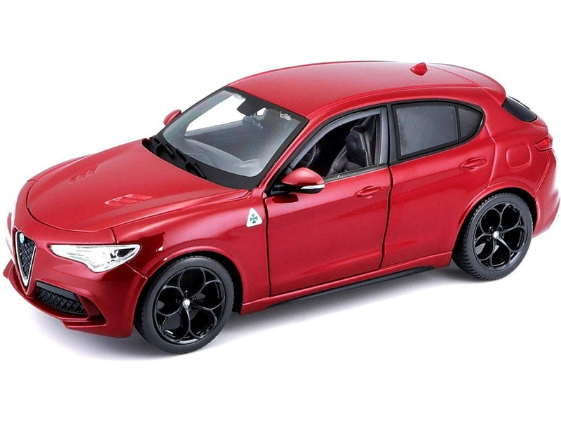 Bburago Alfa Romeo Stelvio 1:24 červená BB18-21086R