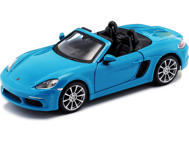 Bburago Porsche 718 Boxster 1:24 modrá BB18-21087B