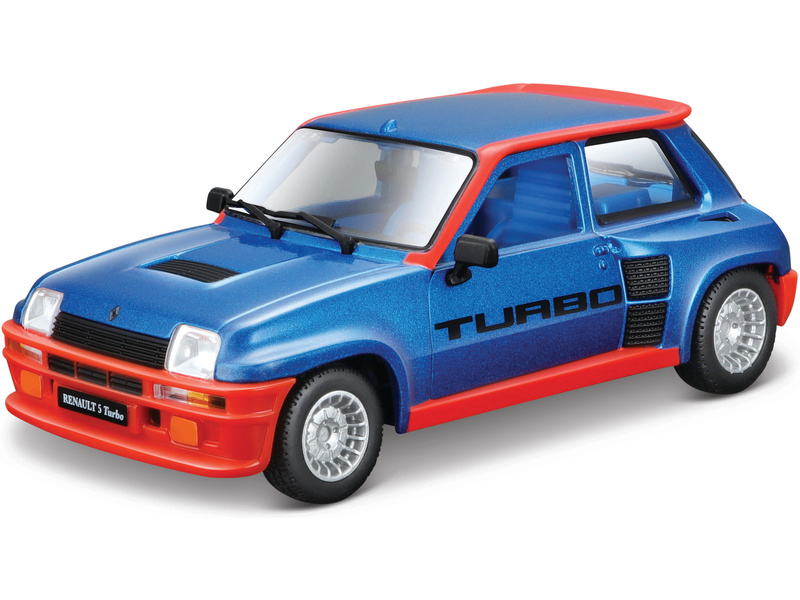 Bburago Renault 5 Turbo 1:24 modrá BB18-21088B