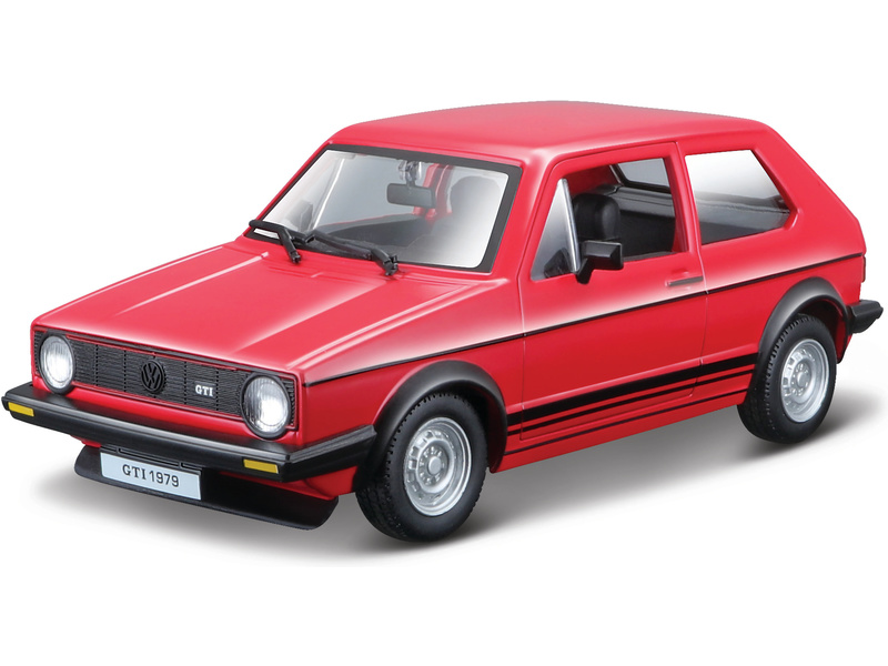 Bburago Volkswagen Golf MK1 GTI 1:24 červená BB18-21089R