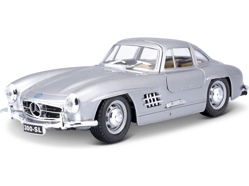 Bburago Mercedes-Benz 300 SL 1954 1:24 strieborná BB18-22023S