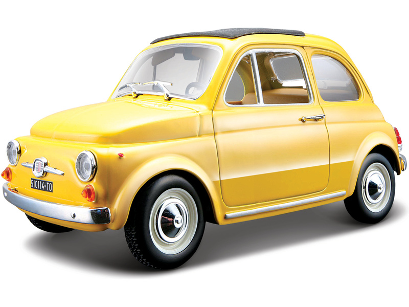 Bburago Fiat 500F 1965 1:24 žltá BB18-22098Y