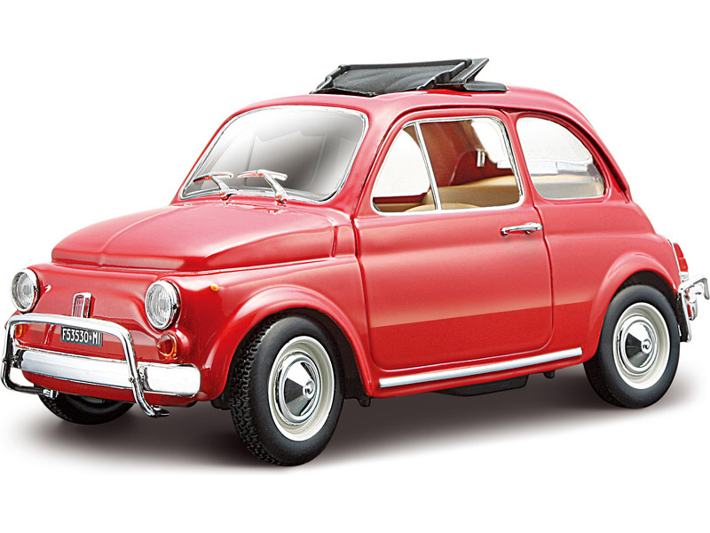 Bburago Fiat 500L 1968 1:24 červená BB18-22099