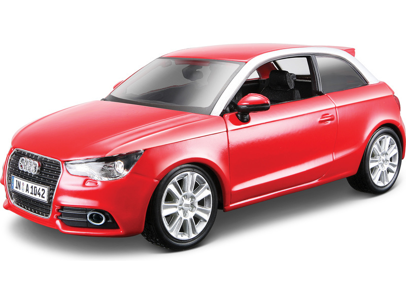 Bburago Audi A1 1:24 červená BB18-22127R