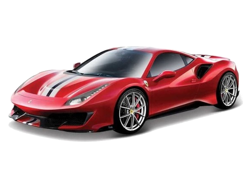 Bburago Ferrari 488 Pista 1:24 červená BB18-26026