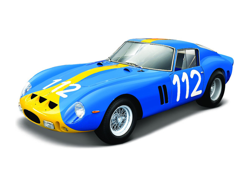 Bburago Ferrari 250 GTO 1:24 modrá BB18-26305