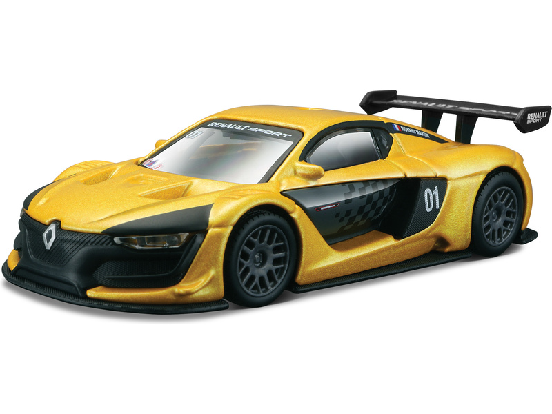 Bburago Renault Sport RS 01 1:43 žltá metalická BB18-38021Y