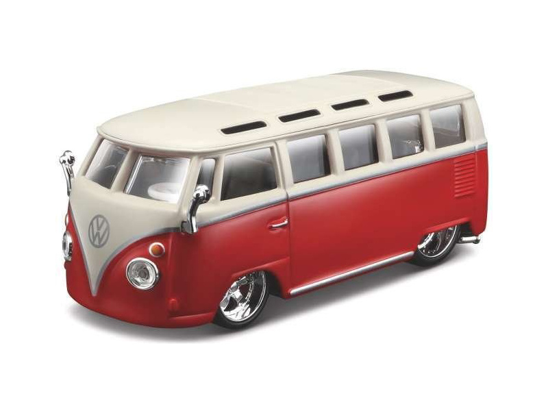 Bburago Plus Volkswagen Van Samba 1:32 červená BB18-42004R